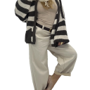 pantalone modello balloon alcantara